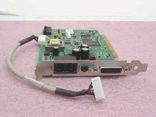 HP 5184-3448 Rev. HB PCI Voice Fax Modem Card with Cable