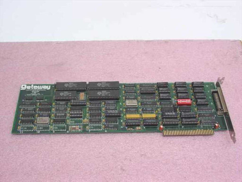 Gateway Communications WNIM-Z80 8-bit ISA multiport card – top-down view showing PCB, chips, and ISA edge connector