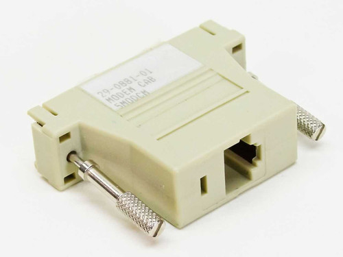 Cisco CAB-5MODCM 29-0881-01 – rear view showing RJ45 port and thumbscrew hardware