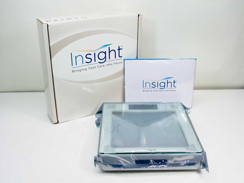 Insight 1380 400lb/180kg Diabetic Glass Digital Bathroom Weight Scale w/ Mirror