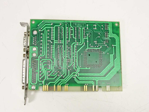 HP 24541-60031 Vectra ISA Dual Serial Card – solder side of PCB showing trace layout and ISA edge connector