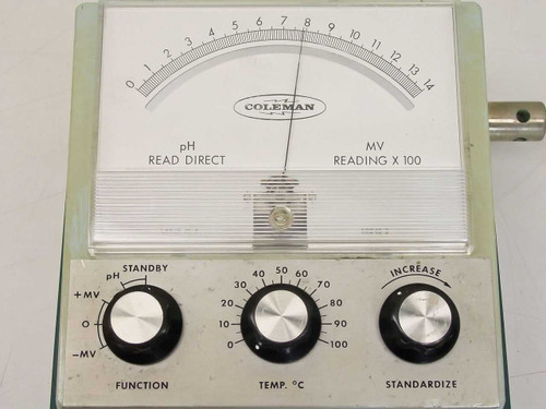 Coleman Metrion 28C IV pH Meter without Probe or Wires