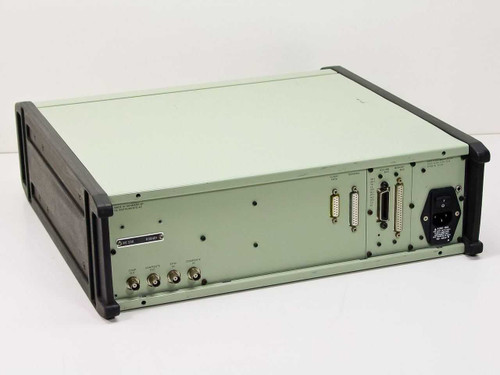 RE530 – rear panel showing BNC connectors, IEEE-488 GPIB interface port, and Memory Bus connector