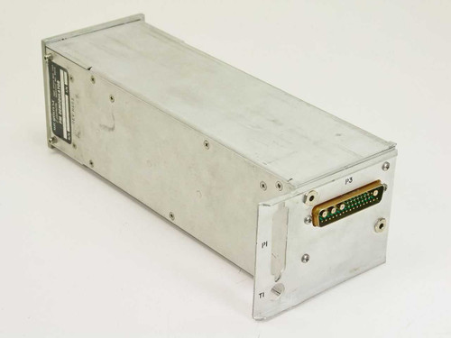 Microdyne 1151-D(B)(B) PM Demodulator – rear/side view showing D-Sub 25-pin P3 connector and PI and TI connector cutouts