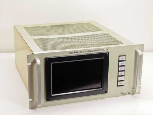 Hughes 3814100-100 Synchronous Command Generator – front panel view showing touch entry display and control buttons