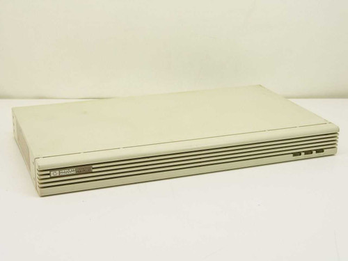 HP Hewlett-Packard 28688B EtherTwist Hub Plus – top and right-side view showing beige desktop enclosure with ventilation slots