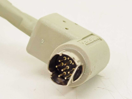 MagTek 22017513 close-up of right-angle multi-pin male connector with gold pins visible