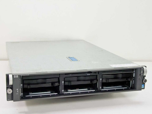 HP Compaq ProLiant DL380 310587-001 2U rackmount server – front panel view showing drive bays
