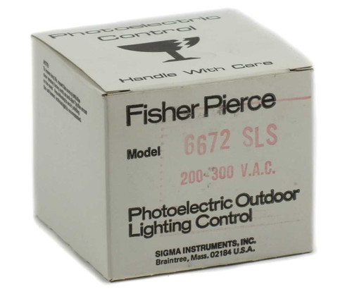Fisher Pierce 6672 SLS Photoelectric Outdoor Lighting Control 200-300VAC 1000W