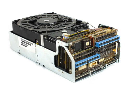 Seagate PA4F2B 1.2GB IPI Hard Drive – rear three-quarter view showing controller PCB and ribbon cable connectors