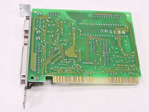 Boca Research BRI4340 ISA I/O card PCB solder side showing board number 305134 and ISA gold-finger edge connector