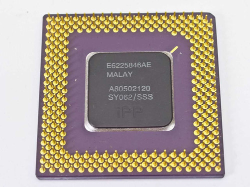 Intel SY062 P1 120Mhz Processor - A80502120 - Gold Pins - TESTED BOOT to BIOS