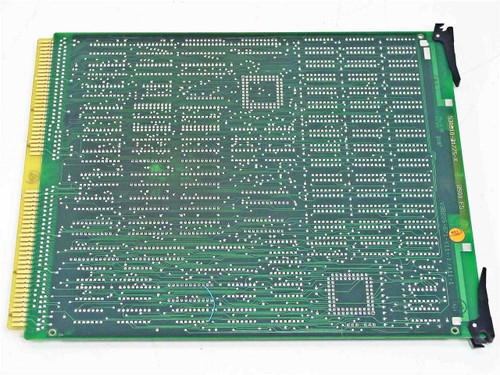 Siemens MEM-4 Card S30810-Q1775-X — solder-side (bottom) view of green PCB showing trace layout and solder joints