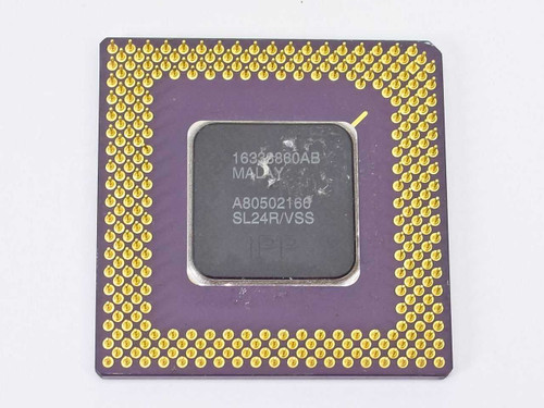 Intel Pentium 1 166Mhz CPU Processor Chip A80502166 SL24R
