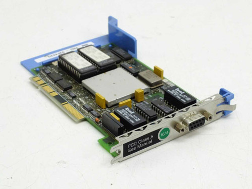 IBM 16/4 Token Ring MCA Adapter 60G0631A — top component side view showing Toshiba memory chips and MCA edge connector