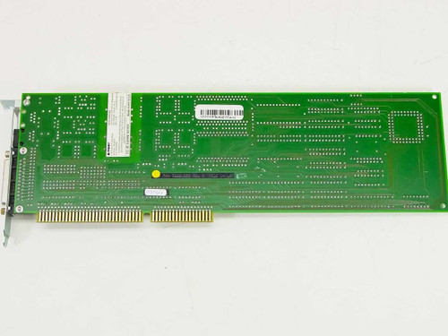 Arnet ArnetFAX 30001092 ISA fax modem card – PCB reverse side showing solder traces and barcode label