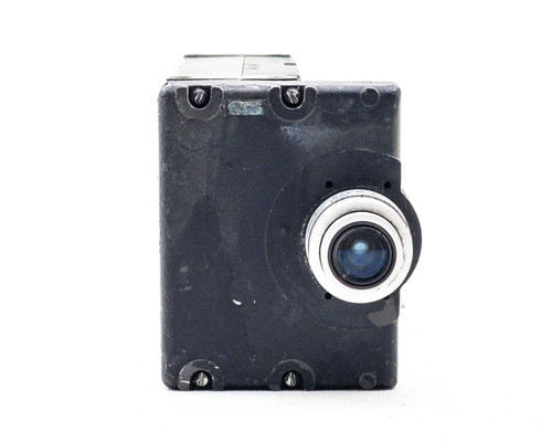 Perkin Elmer 917-FA 16mm Body Motion Picture Camera – front face view showing Ilex optical lens centered on housing