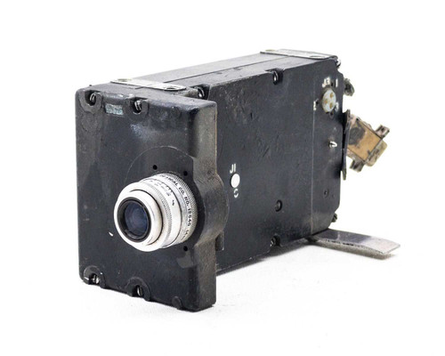 Perkin Elmer 917-FA 16mm Body Motion Picture Camera – front-left angle showing Ilex 14mm lens and rugged black housing