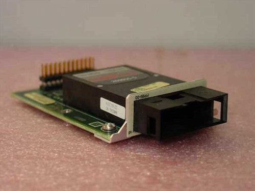 Cabletron FPIM-00 Multimode Fiber Port Interface Module — angled view showing SC fiber connector and gold edge connector pins