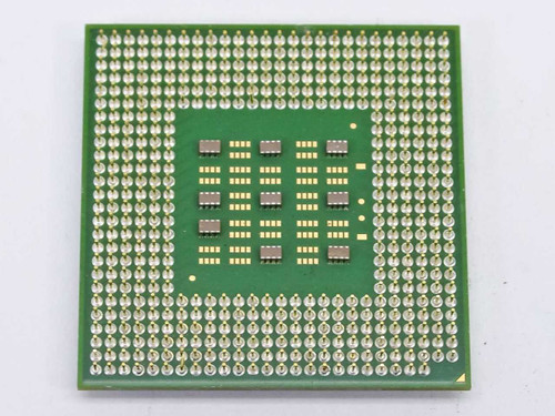 Intel Pentium 4 SL59V Socket 478 CPU bottom view showing full pin array in clean condition