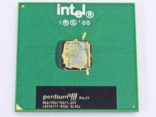 Intel SL43J Pentium III 866 MHz Socket 370 CPU Chip