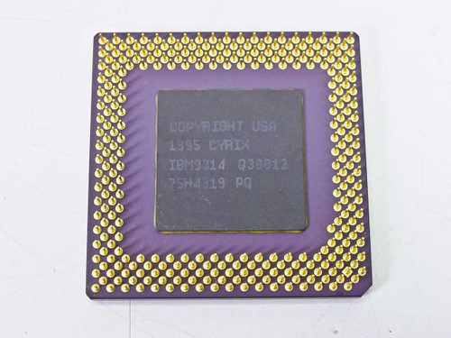 IBM IBM9314 120MHz CYRIX IBM26 6X86 P150+ CPU Processor with GOLD Fingers