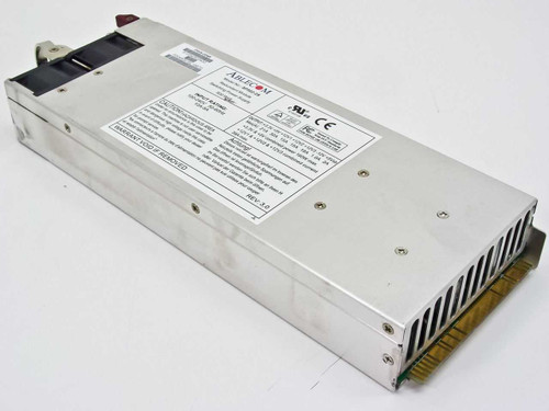 Ablecom SP502-2S 500W redundant switching power supply — angled front-left view showing label and body