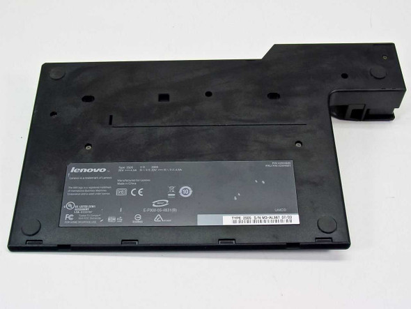 Lenovo ThinkPad Mini Dock Type 2505 – bottom view showing model label and FCC markings