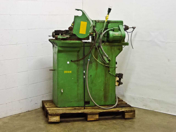 Wilhelm Bothner WB15 Optical Curve Generating Lathe — full machine view from right side on pallet