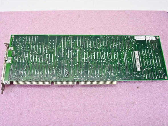 Zenith 85-3335-01 ISA I/O card — solder/bottom side view showing PCB traces and edge connector