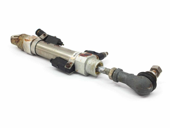SMC CDM2C20-50-H7BL double acting pneumatic cylinder side profile showing body and rod end fittings