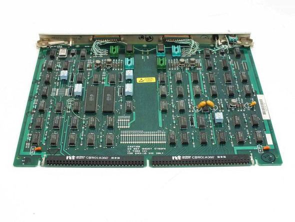 Nortel QPC139B SDI2 card — top-down view of PCB showing CBR01A060 board markings and component layout