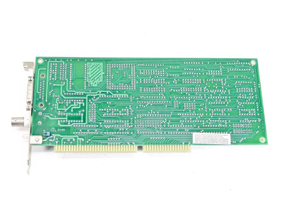Tiara Lancard/E-PC 16 ISA NIC — bottom/solder-side view of PCB showing trace layout and ISA edge connector