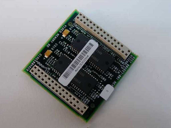Compaq 213859-001 1MB Video Memory Upgrade Board – top view showing memory ICs and edge connectors