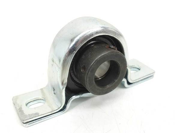 Fafnir RPB 3/4 ball pillow block bearing – angled front view showing stamped steel housing and bore