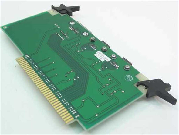 Honeywell 51304537-100 CNI I/O Board Rev B – rear/solder-side view showing PCB traces and card-edge gold fingers