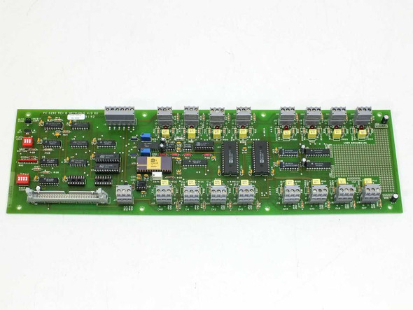 Keithley PC 6292 Rev B Metrabus A/D Board 62900 9310/K — full top-side view showing green PCB with screw terminal connectors and ICs
