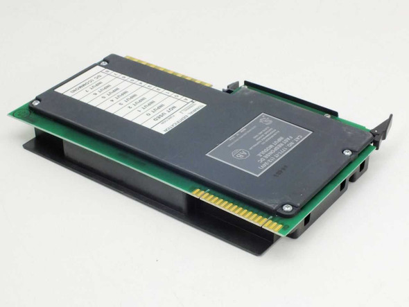 Allen-Bradley 1771-IT DC Input Module — opposite angled view showing UL label and card-edge connector