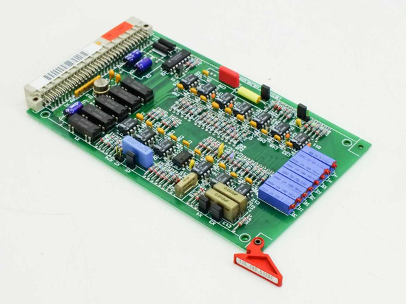 Netstal RPC 110.240.5328 Komplett system card – top component side, reverse angle showing edge connector and full board layout