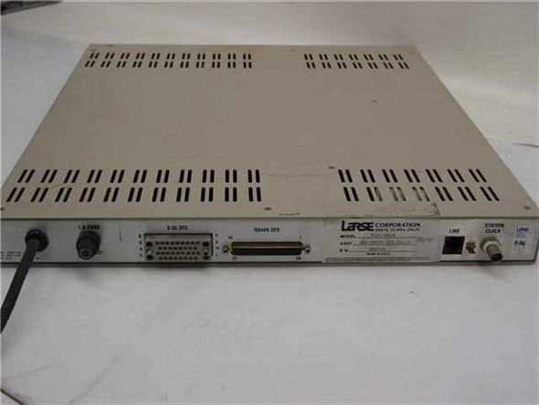 Larse TDSU-B449 T1 DSU – rear panel showing V.35 DTE, RS449 DTE, LINE, and Station Clock ports