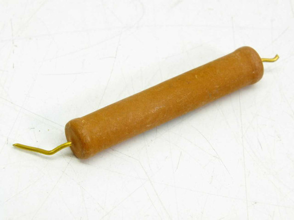 Caddock MS313 Power Film Resistor – side profile showing cylindrical body and axial gold leads