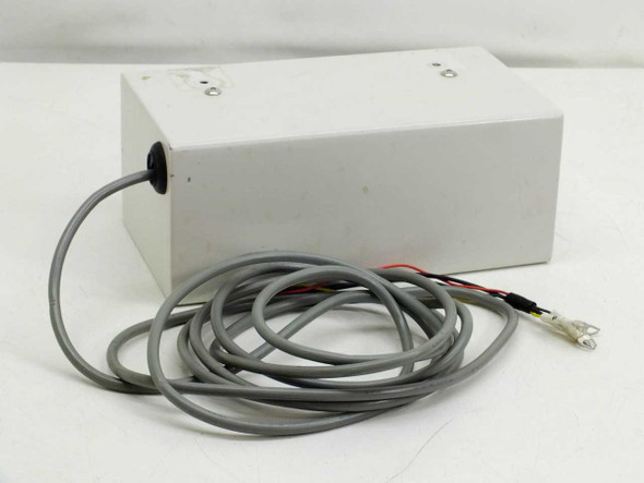 Hengstler 891321 counter panel enclosure rear and side view with attached wiring harness coiled
