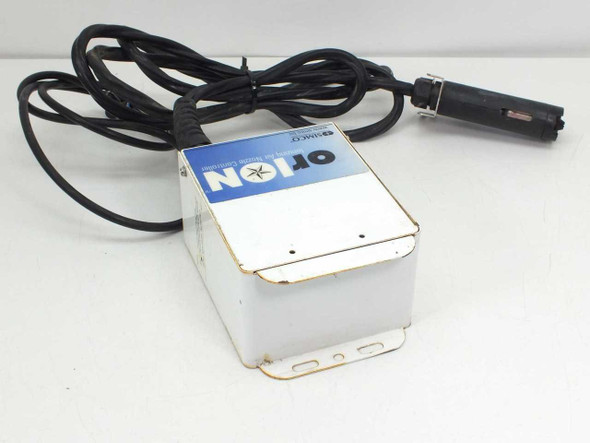 Simco Orion 4009045 Ionizing Air Nozzle Controller – front left view showing blue and white Orion label with attached 7ft nozzle cable