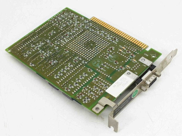 IBM 74F9327 Token Ring ISA card – rear/solder-side view showing PCB traces and DB9 port on bracket
