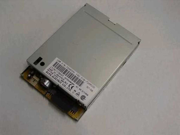 Alps DF354H040A 3.5-inch floppy drive – bottom view showing Alps Electric label with IBM part numbers 75H9550 and 76H6094