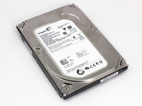 Seagate ST3160318AS Barracuda 7200.12 160GB 3.5" SATA hard drive – top label view showing model and capacity