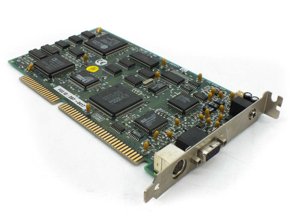 Sigma Designs RealMagic 53-000417 ISA MPEG Decoder Card – angled top view showing main chipset and ISA edge connector