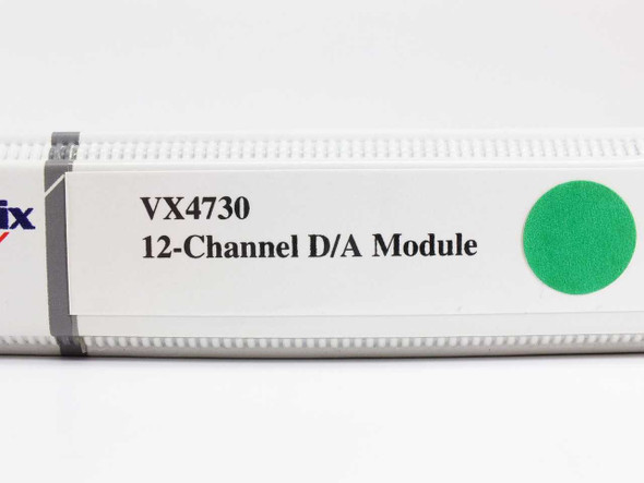 Tektronix VX4730 12-Channel D/A Module User Manual — binder spine label showing model VX4730 and description