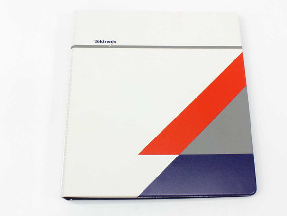 Tektronix VX4330 User Manual – front cover showing Tektronix branding and geometric graphic design