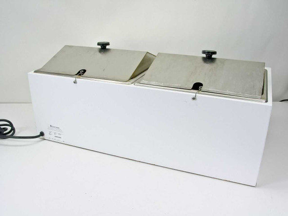 Precision Scientific 188 dual water bath – rear and side view with power cord visible